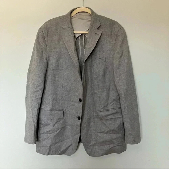 Peter Millar Collection light gray wool cashmere  blend unstructured sports coat - Picture 1 of 8